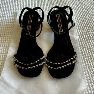 Marc Jacobs Studded Black Sandals